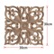2PCS Rose Wood Carving Applique Floral Cabinet Door Decorative Furniture Accents 19