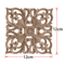 2PCS Rose Wood Carving Applique Floral Cabinet Door Decorative Furniture Accents 23