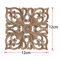 2PCS Rose Wood Carving Applique Floral Cabinet Door Decorative Furniture Accents 23