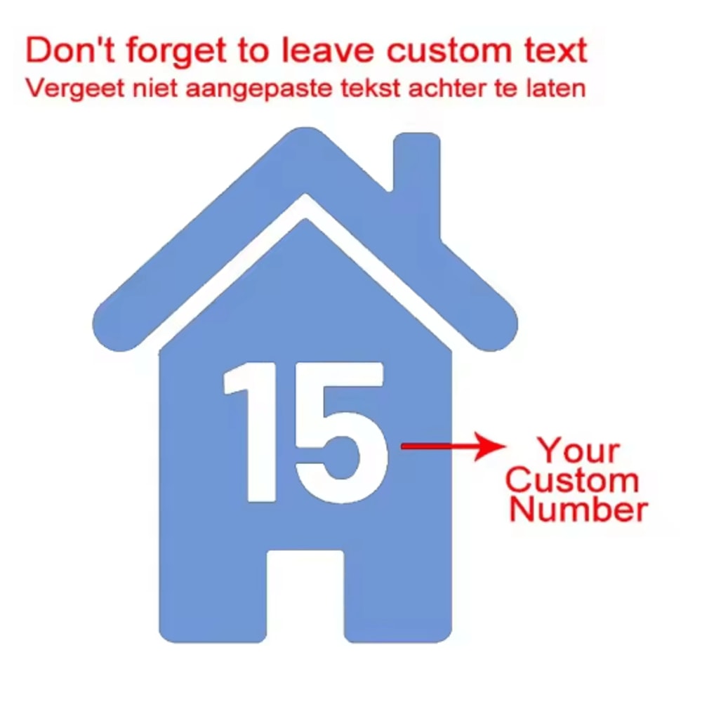 4PCS Vinyl Bin Number Stickers Custom House Number Decals For Trash Bins 1