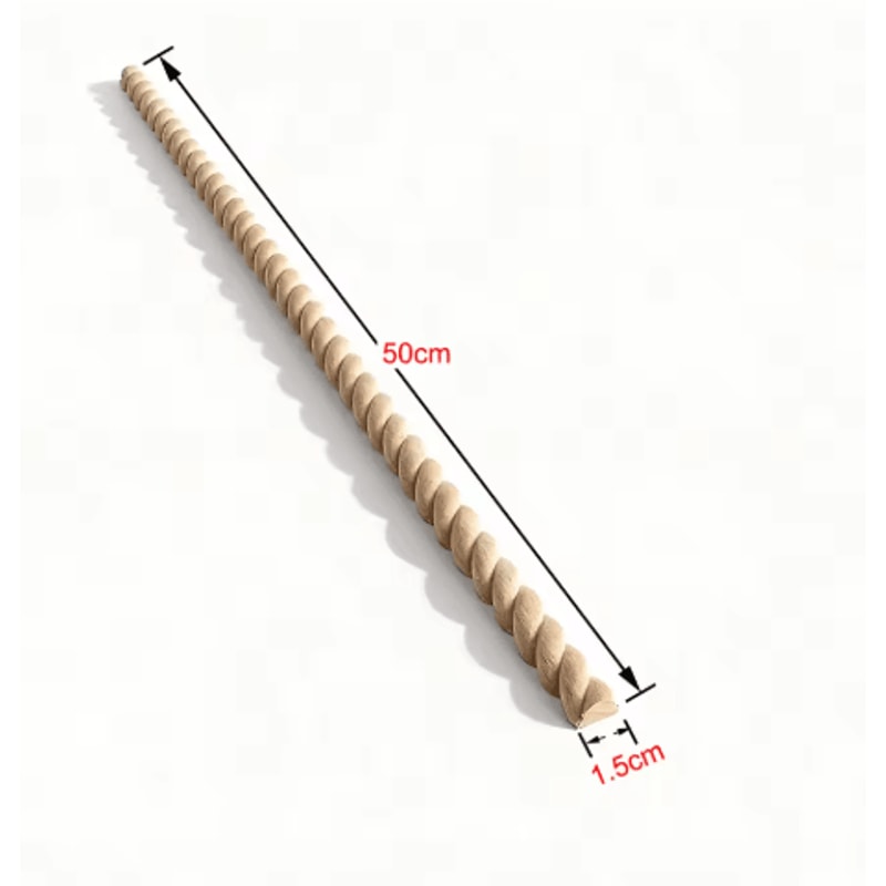 Decorative Wooden Appliques Moldings Furniture Trim Corner Wall Decor 6