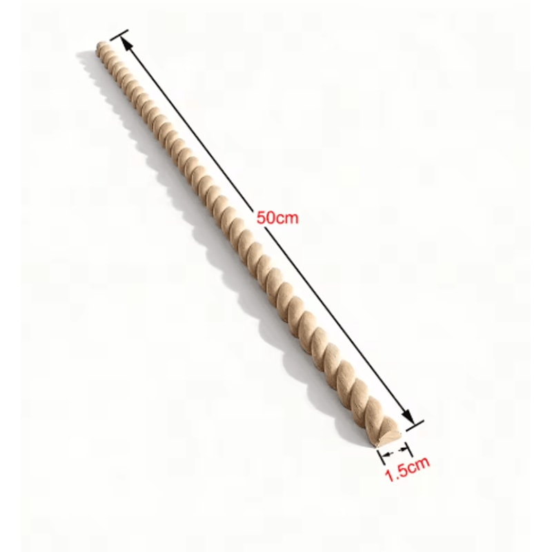 Decorative Wooden Appliques Moldings Furniture Trim Corner Wall Decor 8