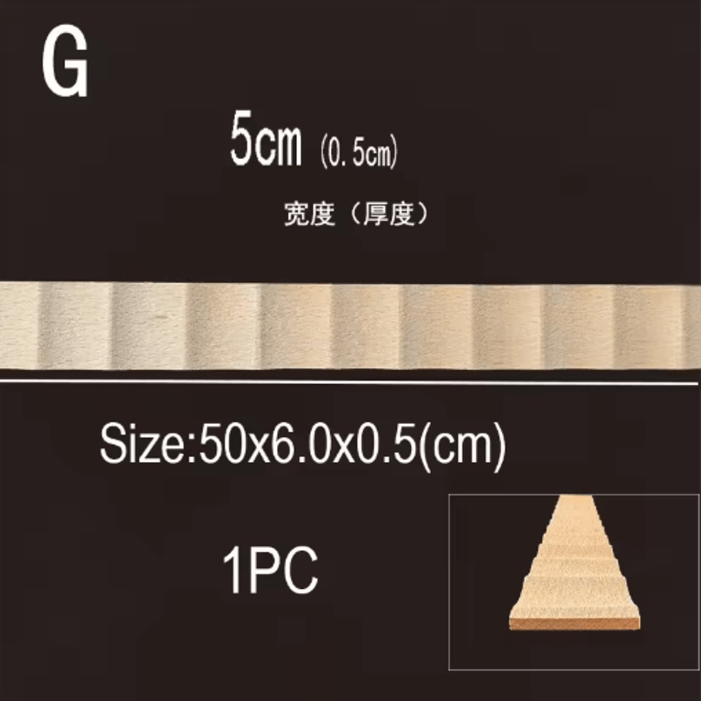 Vintage Mini Wood Carving Applique Dollhouse Trim Molding Furniture Decor 5