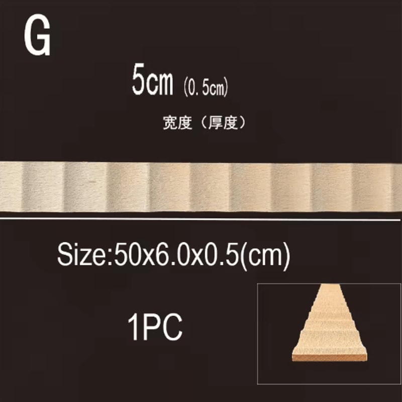 Vintage Mini Wood Carving Applique Dollhouse Trim Molding Furniture Decor 5