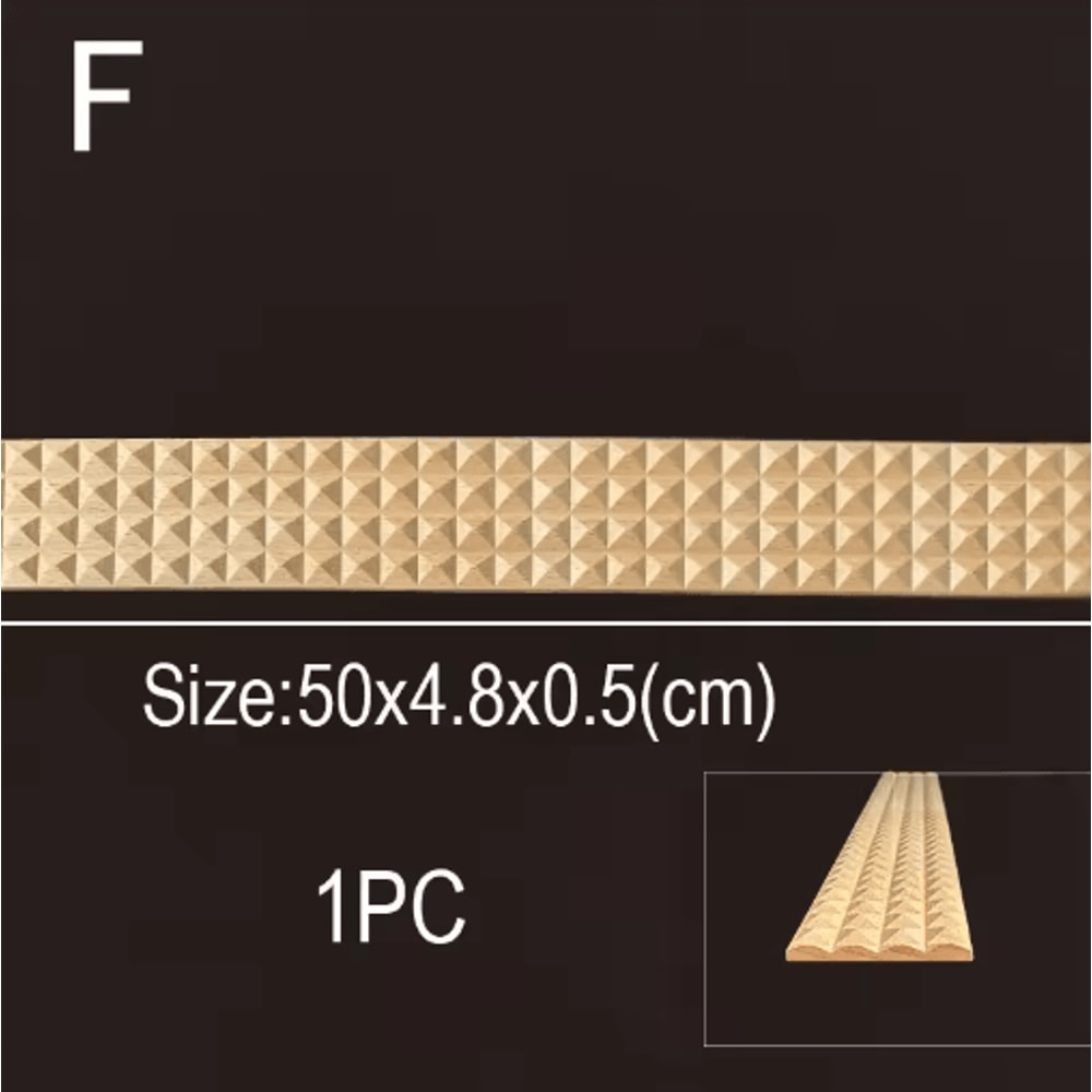 Vintage Mini Wood Carving Applique Dollhouse Trim Molding Furniture Decor 7