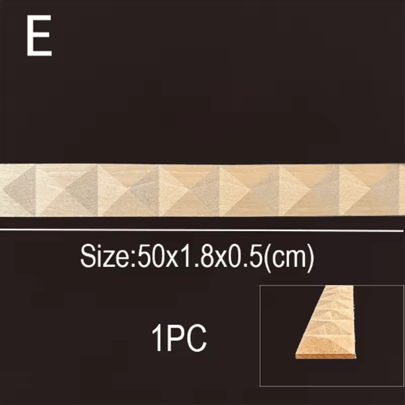 Vintage Mini Wood Carving Applique Dollhouse Trim Molding Furniture Decor 14