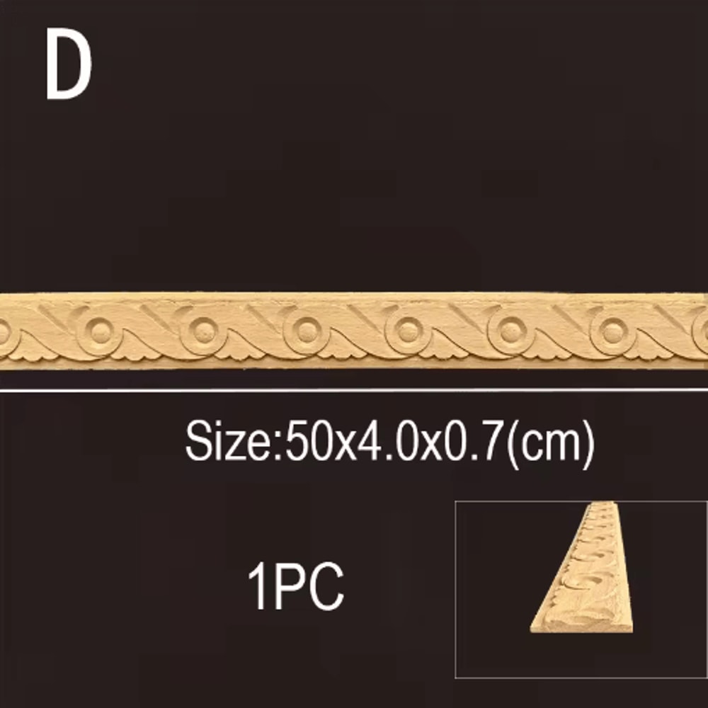 Vintage Mini Wood Carving Applique Dollhouse Trim Molding Furniture Decor 16