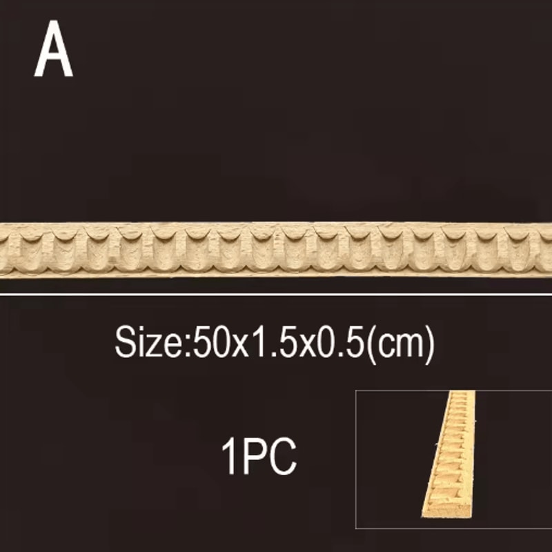 Vintage Mini Wood Carving Applique Dollhouse Trim Molding Furniture Decor 26