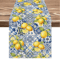 Summer Lemon Linen Table Runner Farmhouse Dining Table Decor For Kitchen Parties 1
