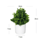 Artificial Potted Flower Bonsai Mini Tabletop Plant Decor For Home Garden 1