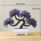 Artificial Potted Flower Bonsai Mini Tabletop Plant Decor For Home Garden 13
