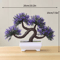 Artificial Potted Flower Bonsai Mini Tabletop Plant Decor For Home Garden 13