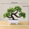 Artificial Potted Flower Bonsai Mini Tabletop Plant Decor For Home Garden 14