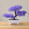 Artificial Potted Flower Bonsai Mini Tabletop Plant Decor For Home Garden 7