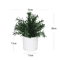 Artificial Potted Flower Bonsai Mini Tabletop Plant Decor For Home Garden 22