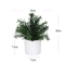 Artificial Potted Flower Bonsai Mini Tabletop Plant Decor For Home Garden 22