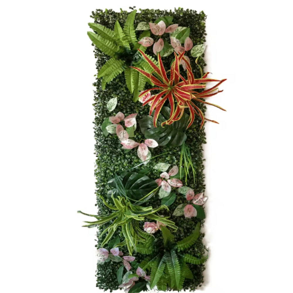 Artificial Chlorophytum Grass Wall Panel Greenery Wall Decor For Garden Home 1