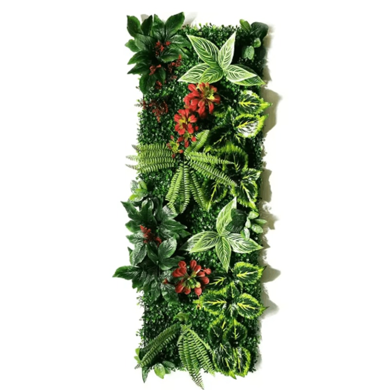Artificial Chlorophytum Grass Wall Panel Greenery Wall Decor For Garden Home 10