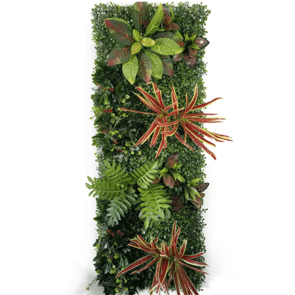 Artificial Chlorophytum Grass Wall Panel Greenery Wall Decor For Garden Home 13