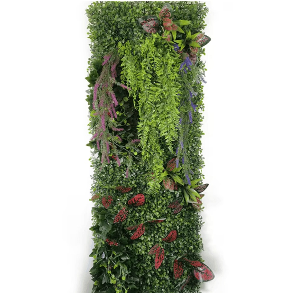 Artificial Chlorophytum Grass Wall Panel Greenery Wall Decor For Garden Home 15