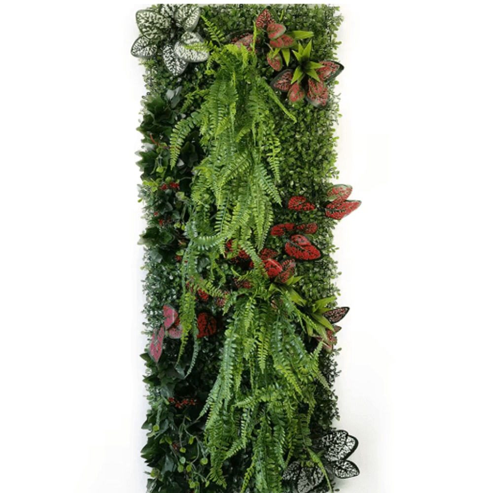 Artificial Chlorophytum Grass Wall Panel Greenery Wall Decor For Garden Home 17