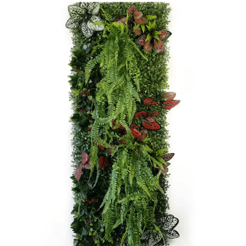 Artificial Chlorophytum Grass Wall Panel Greenery Wall Decor For Garden Home 17