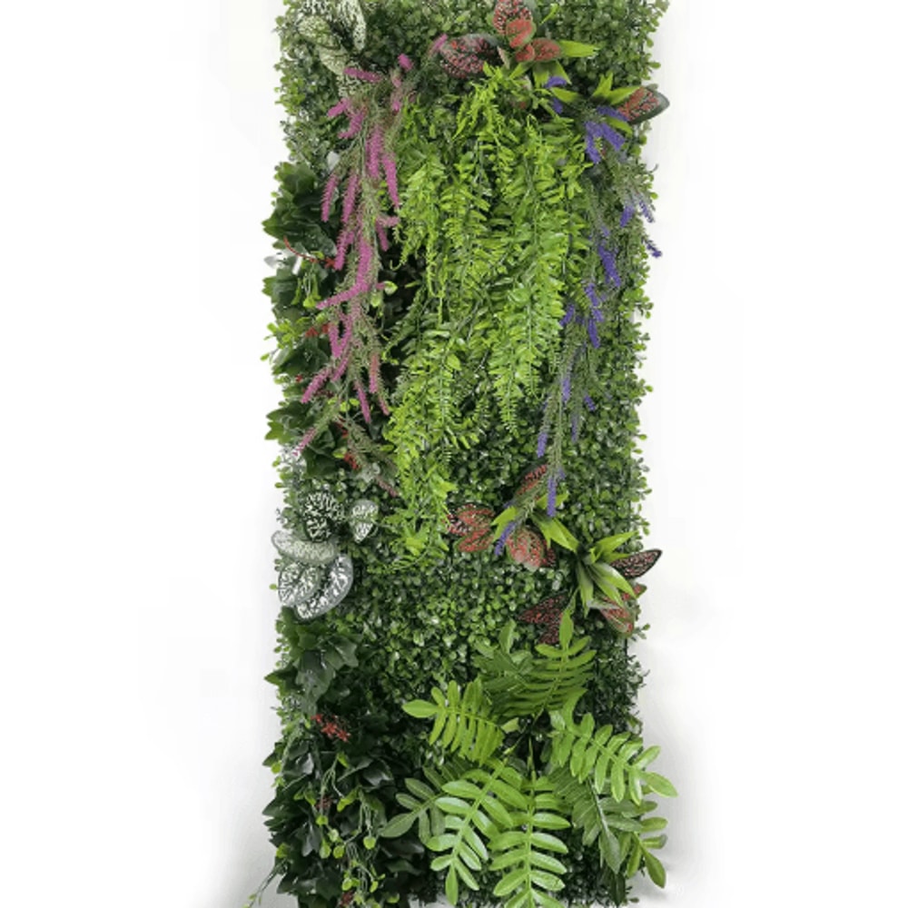 Artificial Chlorophytum Grass Wall Panel Greenery Wall Decor For Garden Home 2
