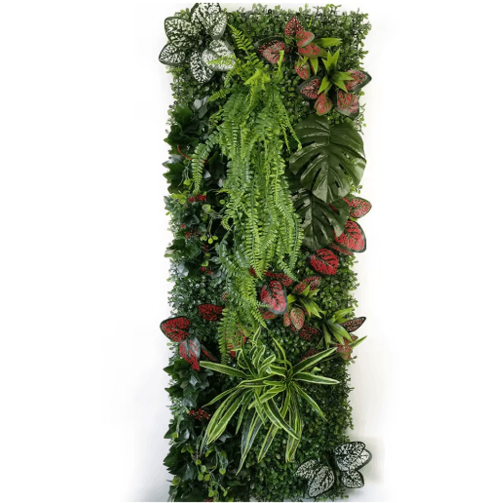 Artificial Chlorophytum Grass Wall Panel Greenery Wall Decor For Garden Home 3