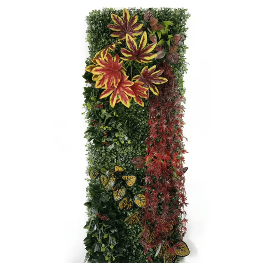 Artificial Chlorophytum Grass Wall Panel Greenery Wall Decor For Garden Home 6