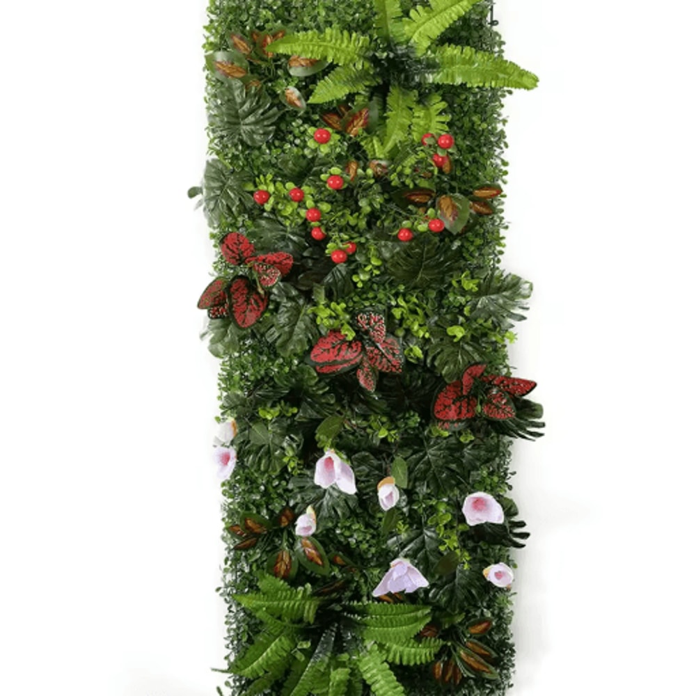 Artificial Chlorophytum Grass Wall Panel Greenery Wall Decor For Garden Home 7