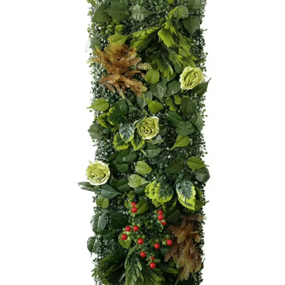 Artificial Chlorophytum Grass Wall Panel Greenery Wall Decor For Garden Home 9