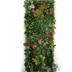 artificial chlorophytum grass wall panel greenery wall decor for garden & home