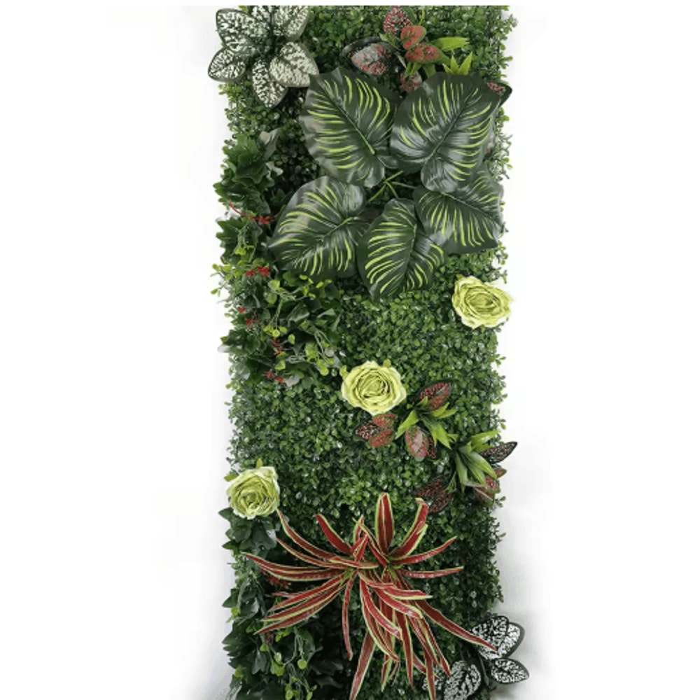 Artificial Chlorophytum Grass Wall Panel Greenery Wall Decor For Garden Home 20