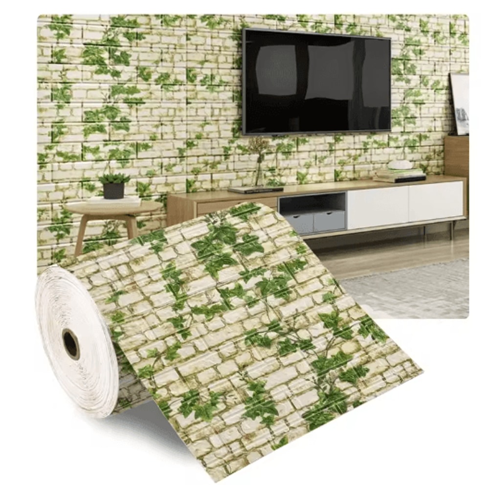 3D Foam Brick Wall Panels Self Adhesive Waterproof Wall Decor For Living Room 9