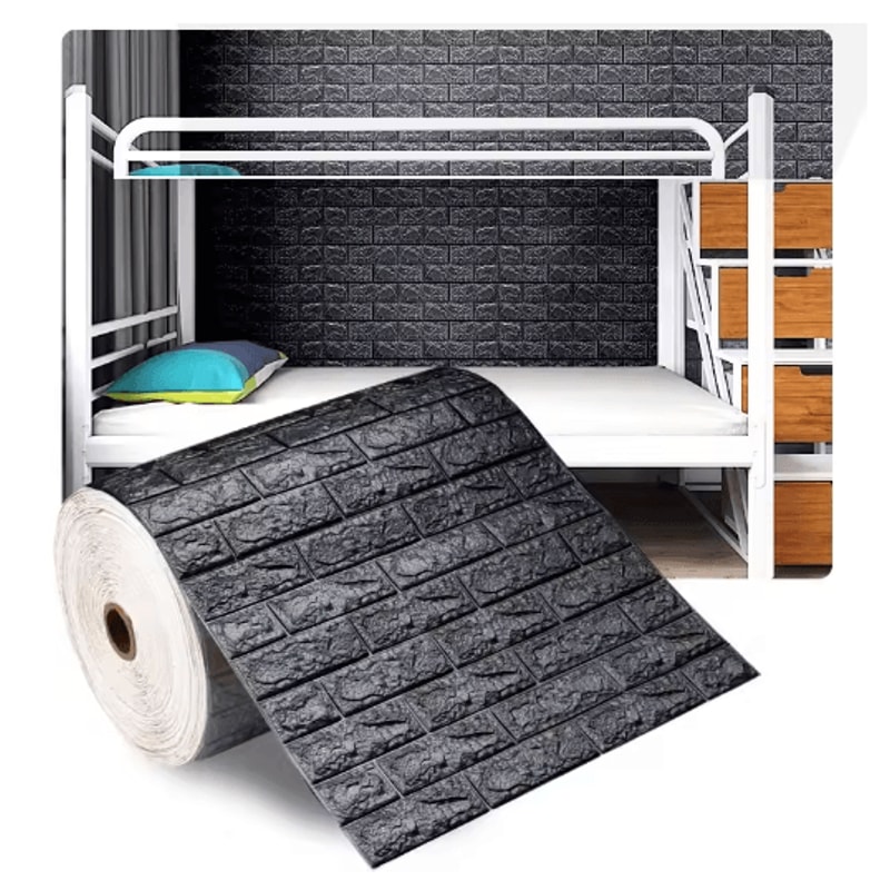 3D Foam Brick Wall Panels Self Adhesive Waterproof Wall Decor For Living Room 11