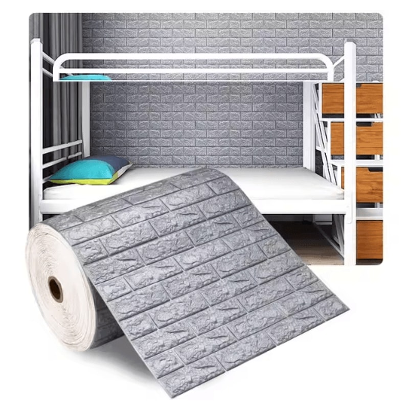 3D Foam Brick Wall Panels Self Adhesive Waterproof Wall Decor For Living Room 12