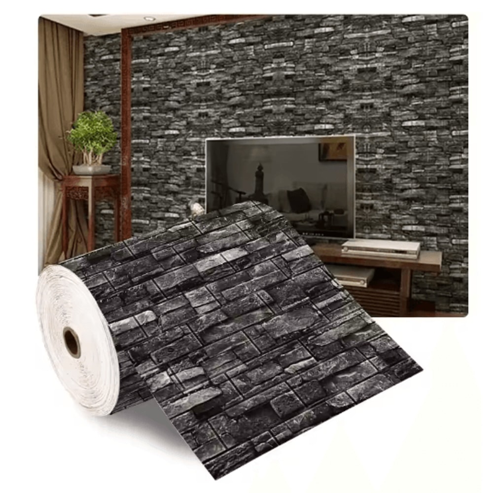 3D Foam Brick Wall Panels Self Adhesive Waterproof Wall Decor For Living Room 13