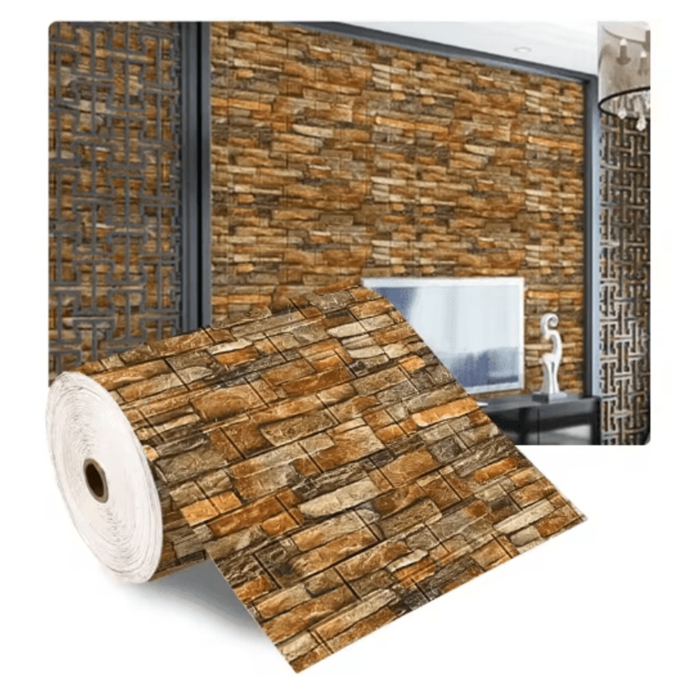 3D Foam Brick Wall Panels Self Adhesive Waterproof Wall Decor For Living Room 16