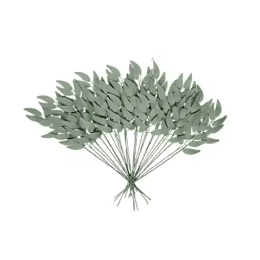 Artificial Eucalyptus Leaf Stems Greenery Bouquet Decor For Wedding Home 4