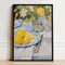 French Breakfast Canvas Wall Art Lemon Wine Oyster Kitchen Decor Print 3