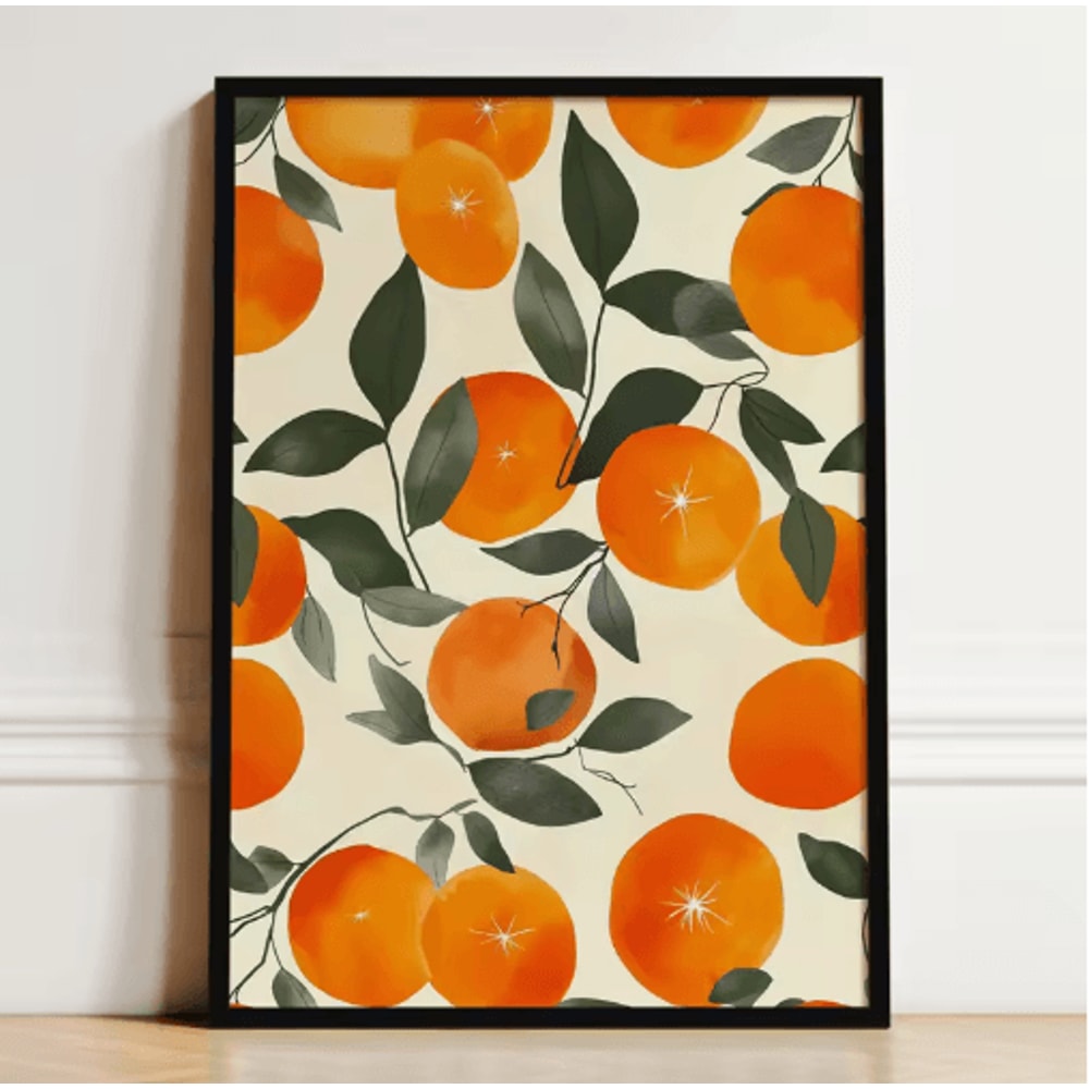 French Breakfast Canvas Wall Art Lemon Wine Oyster Kitchen Decor Print 6