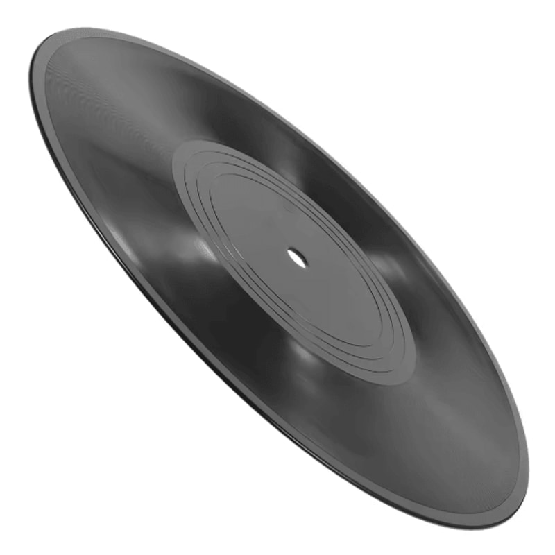 Simulated Vinyl Record Wall Decor Retro Music Hanging Art For Home Bar 1