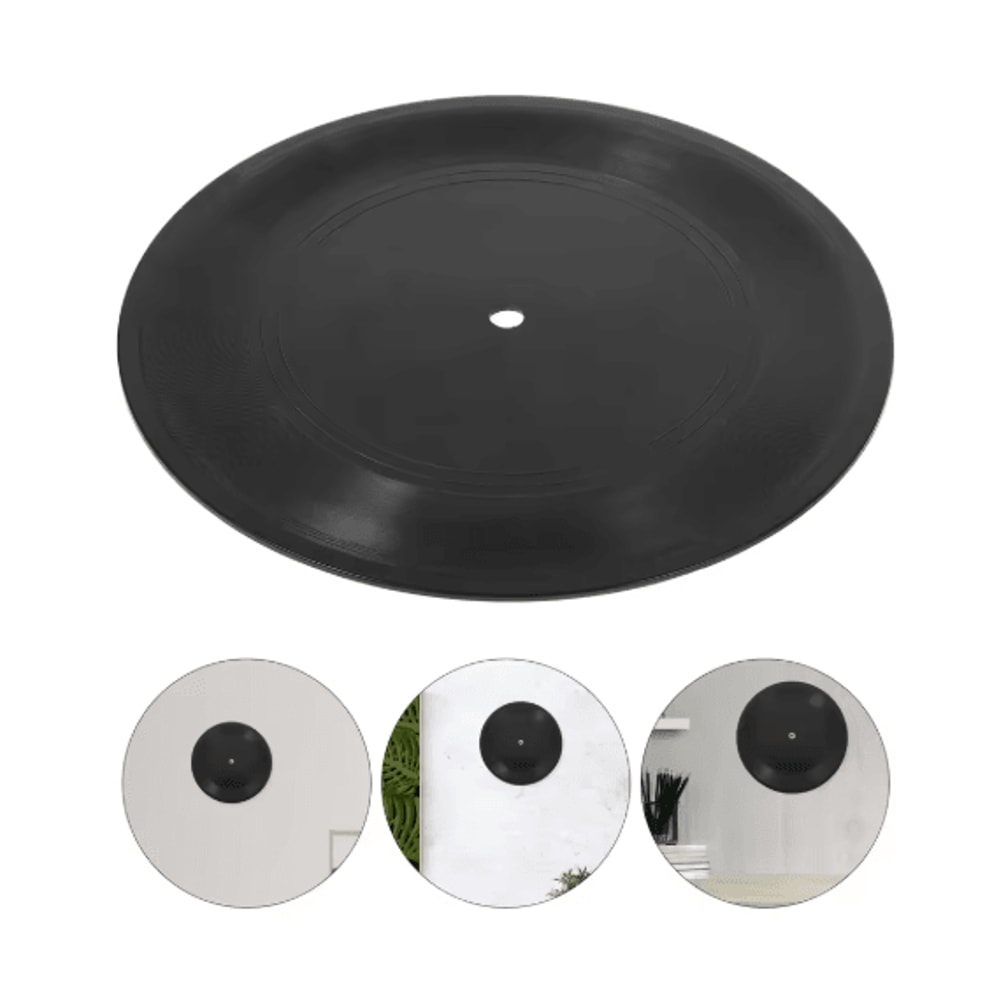 Simulated Vinyl Record Wall Decor Retro Music Hanging Art For Home Bar 2