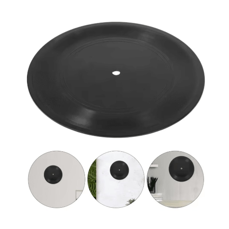 Simulated Vinyl Record Wall Decor Retro Music Hanging Art For Home Bar 2