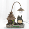 Cartoon Anime Wooden House Night Light Cute Mini Desk Lamp Decor 1
