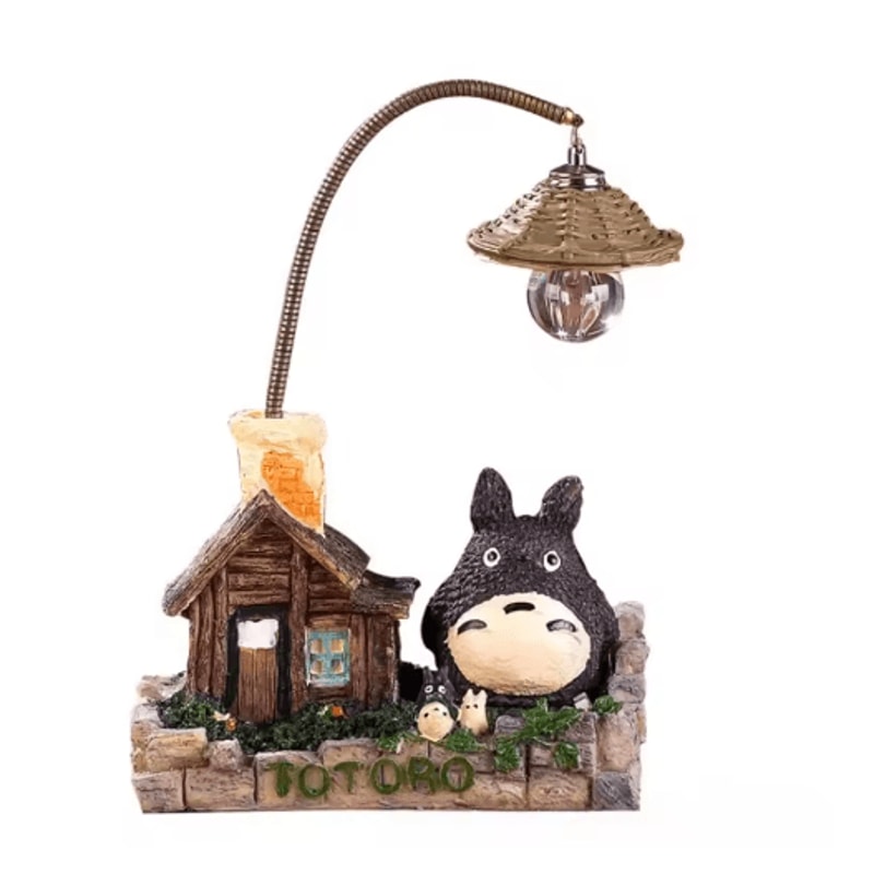 Cartoon Anime Wooden House Night Light Cute Mini Desk Lamp Decor 3