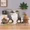 Cartoon Anime Wooden House Night Light Cute Mini Desk Lamp Decor 0