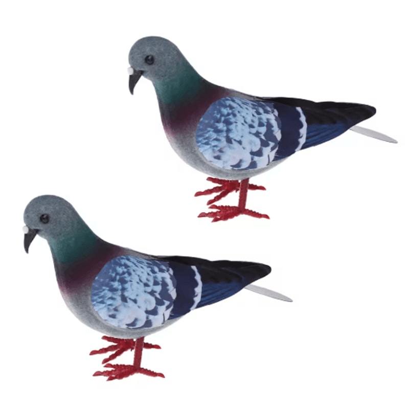 Artificial Dove Pigeon Model Realistic Bird Decor For Wedding Photography 3