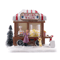 LED Christmas Village House Lighted Musical Holiday Tabletop Decoration 9