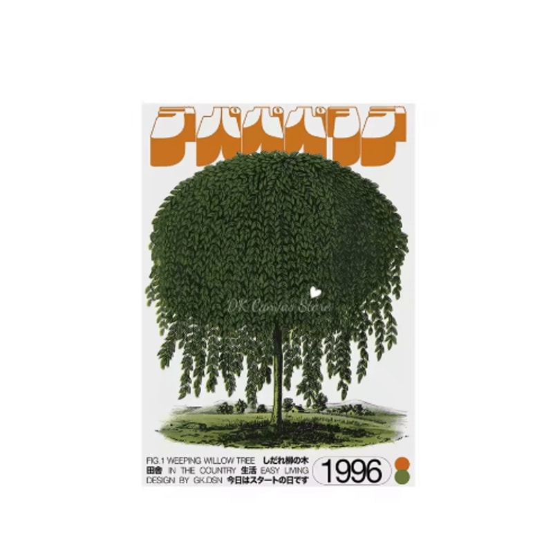 Japanese Okinawa Travel Canvas Print Japandi Vintage Wall Art Decor 15